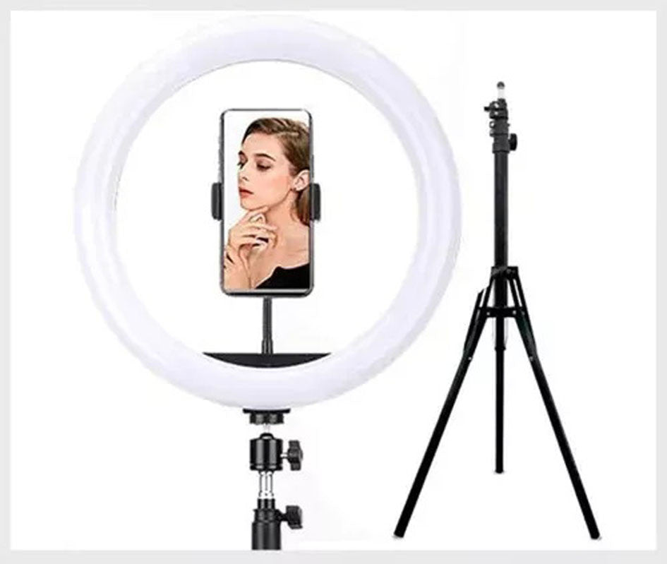 Aro De Luz Led 33 Cm Foto Selfie + Trípo