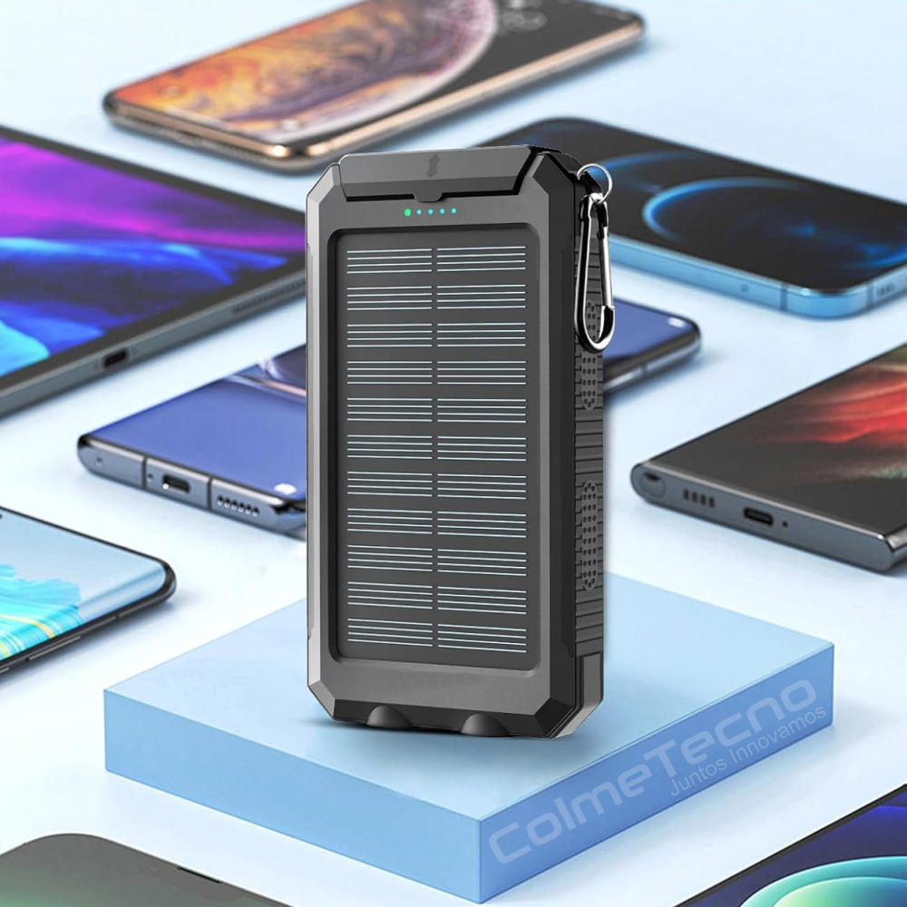 Power Bank Solar 16800mah Cargador 2usb