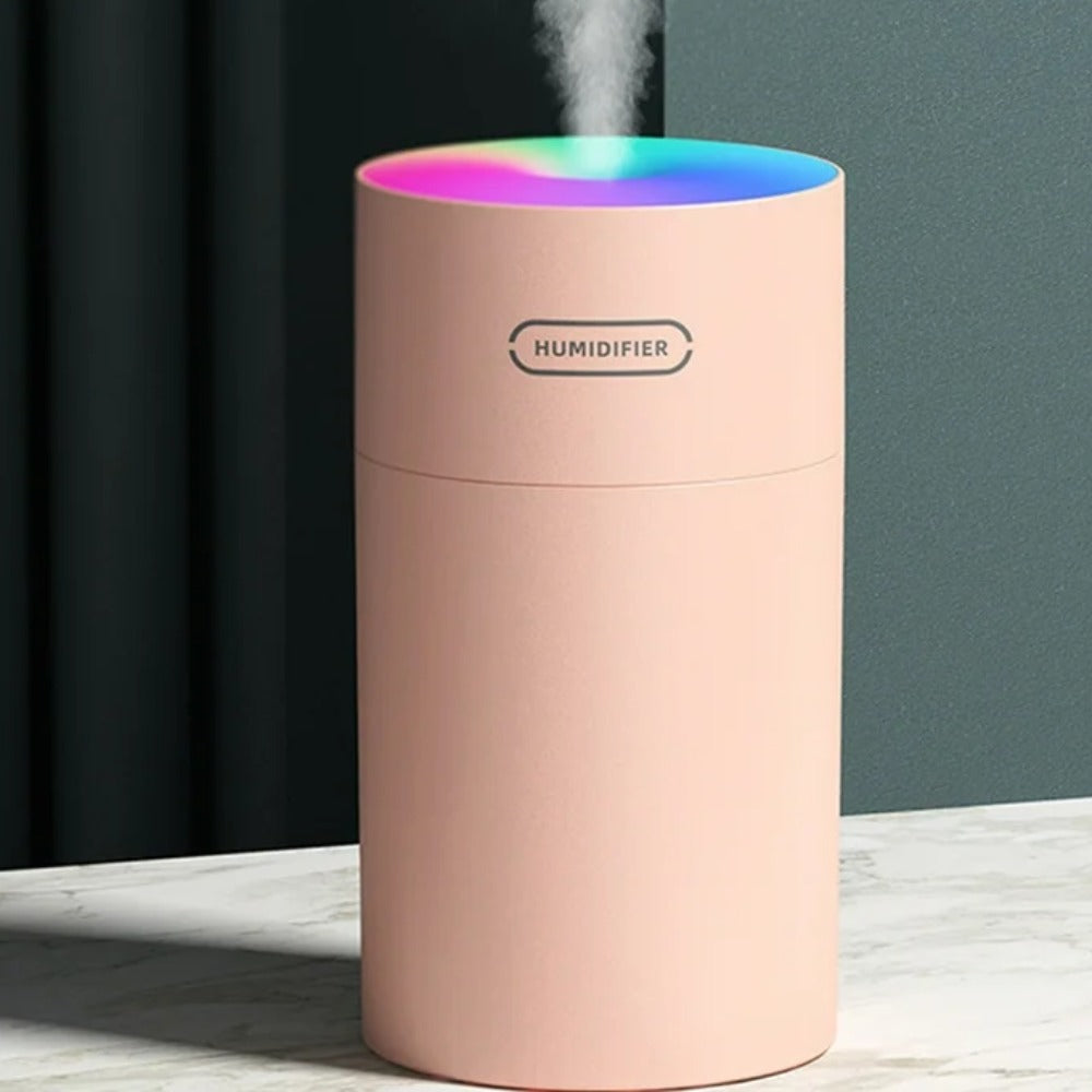 Humidificador Difusor Usb 270 Ml Rosa