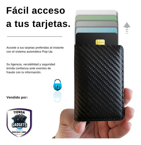 BILLETERA INTELIGENTE RFID ANTIROBO